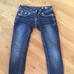Miss Me skinny jeans 24 waist EUC